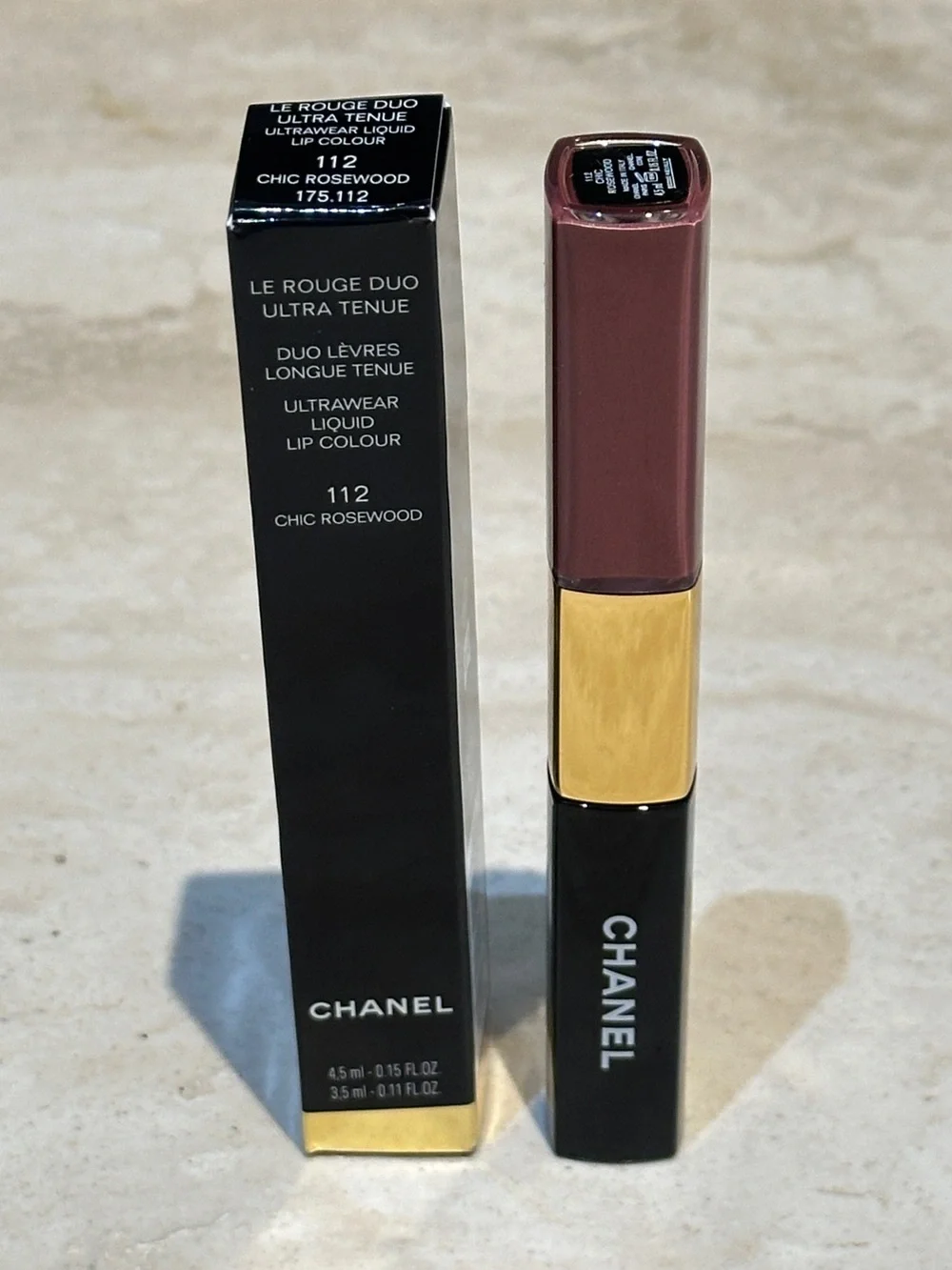 CHANEL LE ROUGE DUO ULTRA TENUE Ultrawear Liquid Lip Colour - 112 CHIC ROSEWOOD